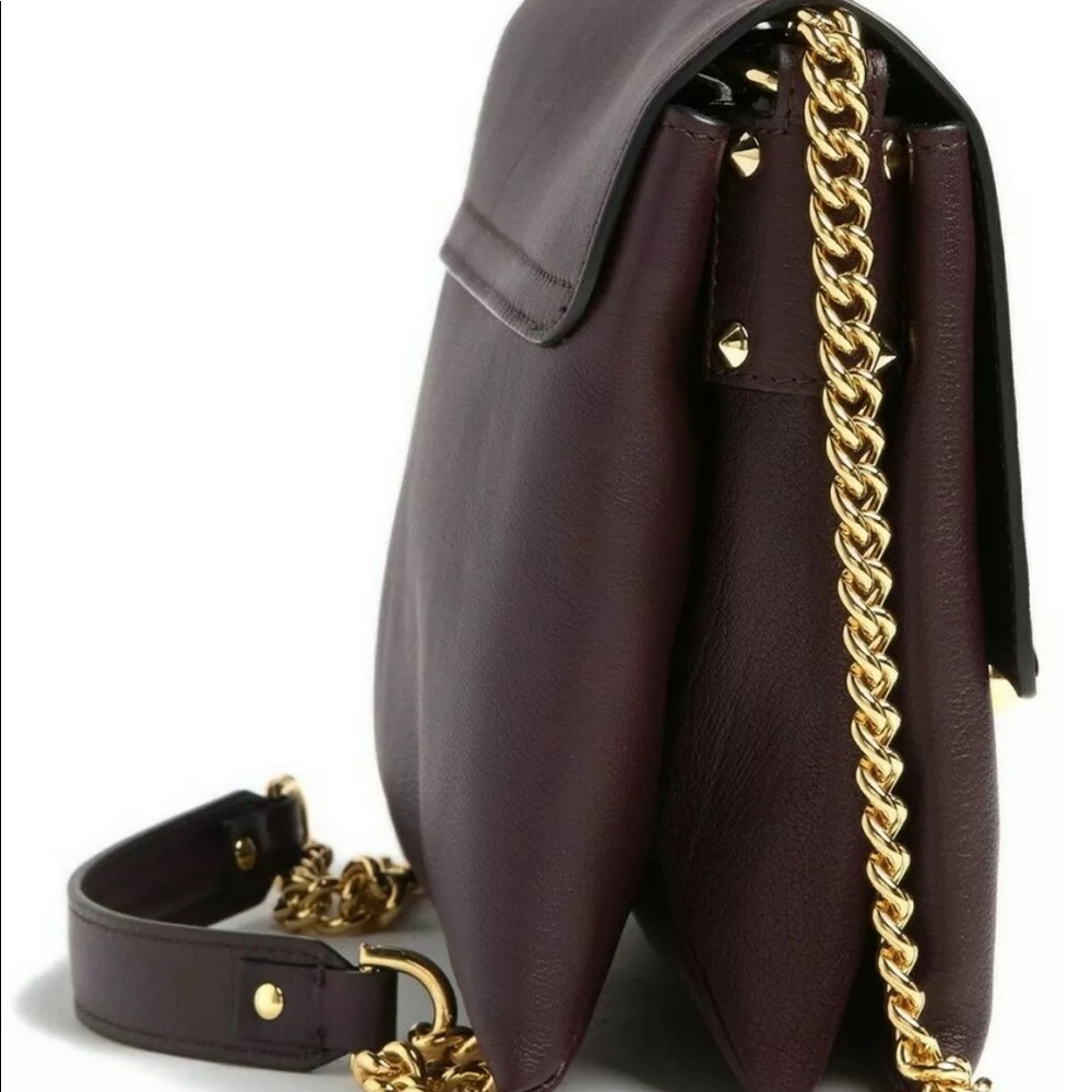 ❌SOLD❌ NWOT ALEXANDER MCQUEEN TWIN SKULLS BAG BURGUNDY - Picture 4 of 6